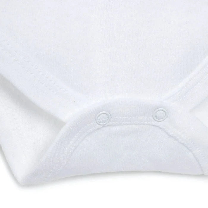 HelloBaby Unisex Strappy Bodysuit 5 pcs White - ebebek