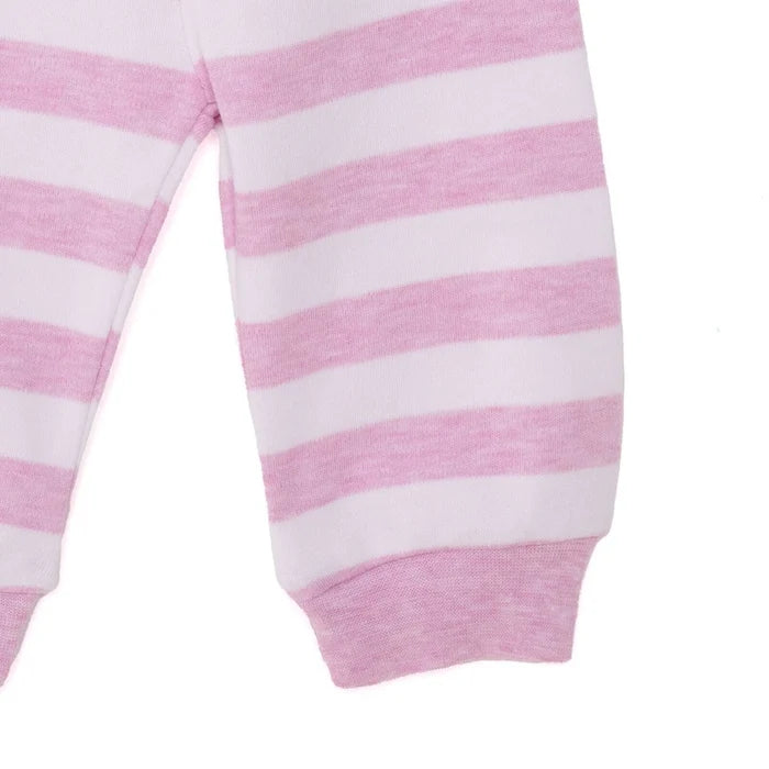 HelloBaby Unisex Sweatshirt - Footless Bottom - Light Pink Light Pink - ebebek