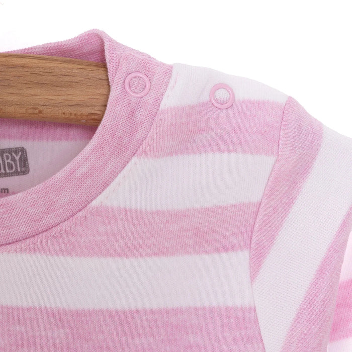 HelloBaby Unisex Sweatshirt - Footless Bottom - Light Pink Light Pink - ebebek