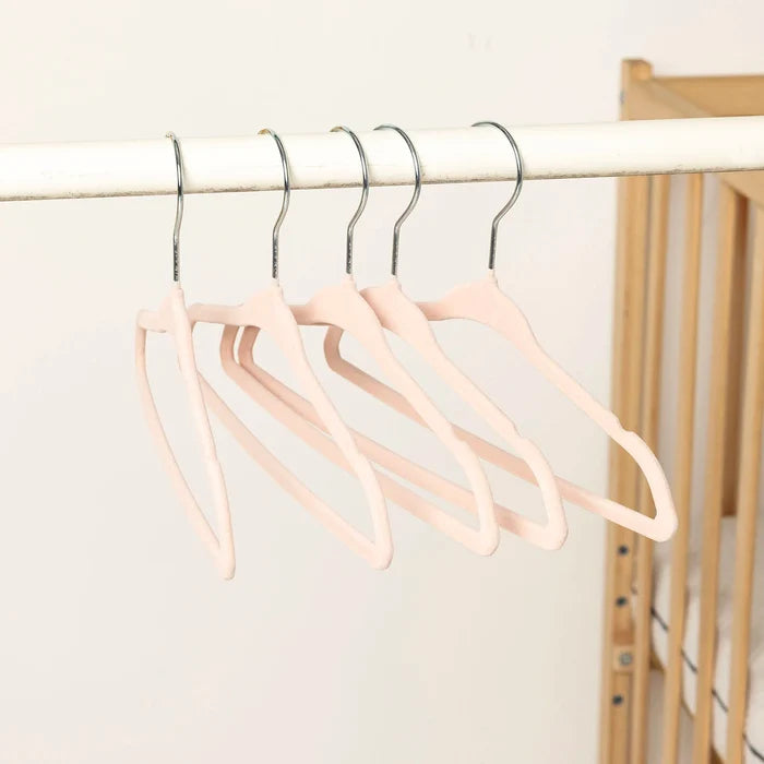 HelloBaby Velvet 5 pcs Hangers - Light Pink - ebebek - Black Friday