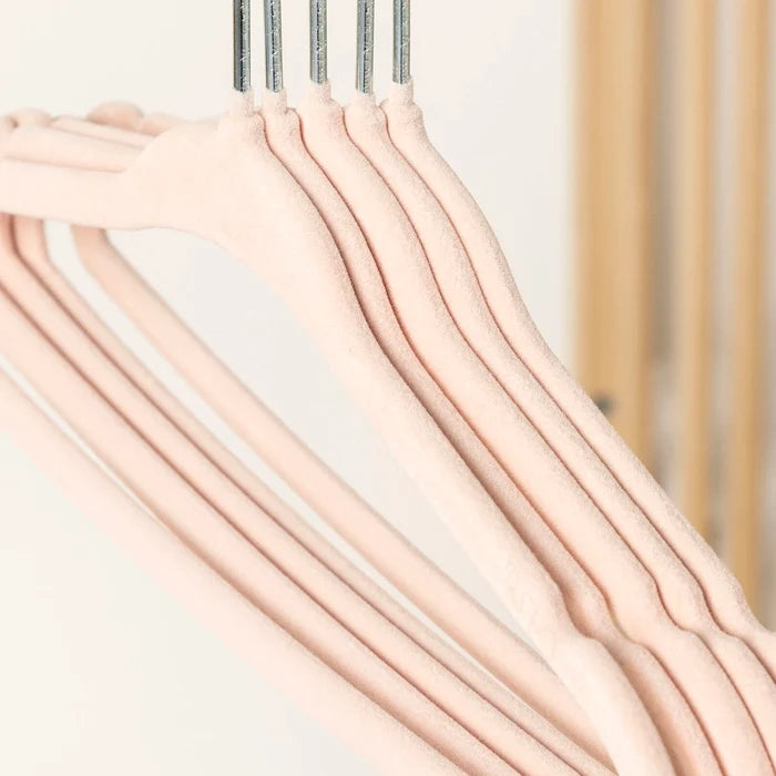 HelloBaby Velvet 5 pcs Hangers - Light Pink - ebebek - Black Friday
