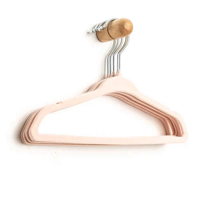 HelloBaby Velvet 5 pcs Hangers - Light Pink - ebebek - Black Friday