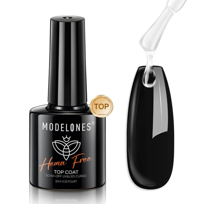 Free Hema-Free Top Coat 10ml Gift MODELONES #