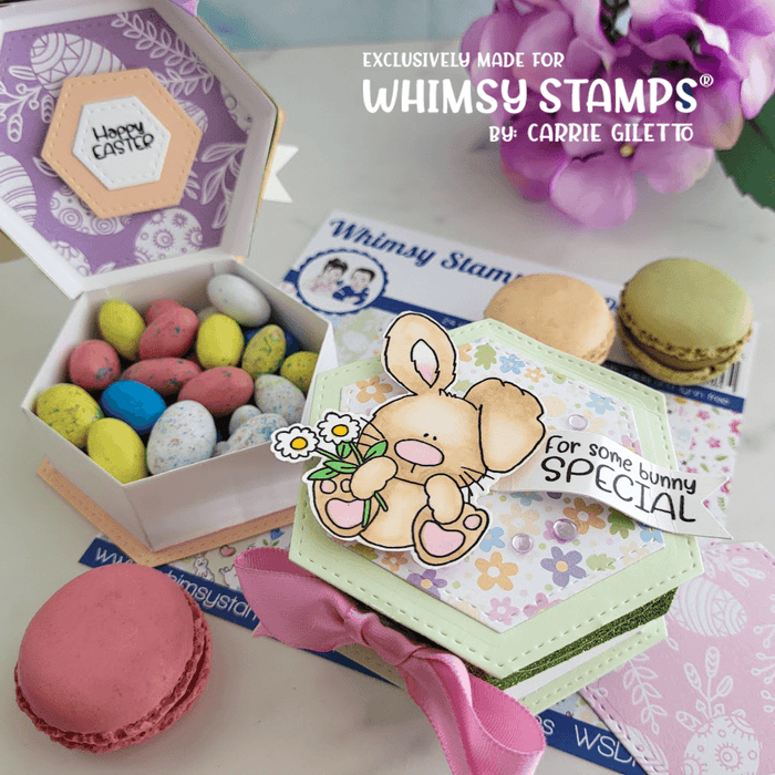 6x6 Paper Pack - Eggstra Bunnies - Whimsy Stamps