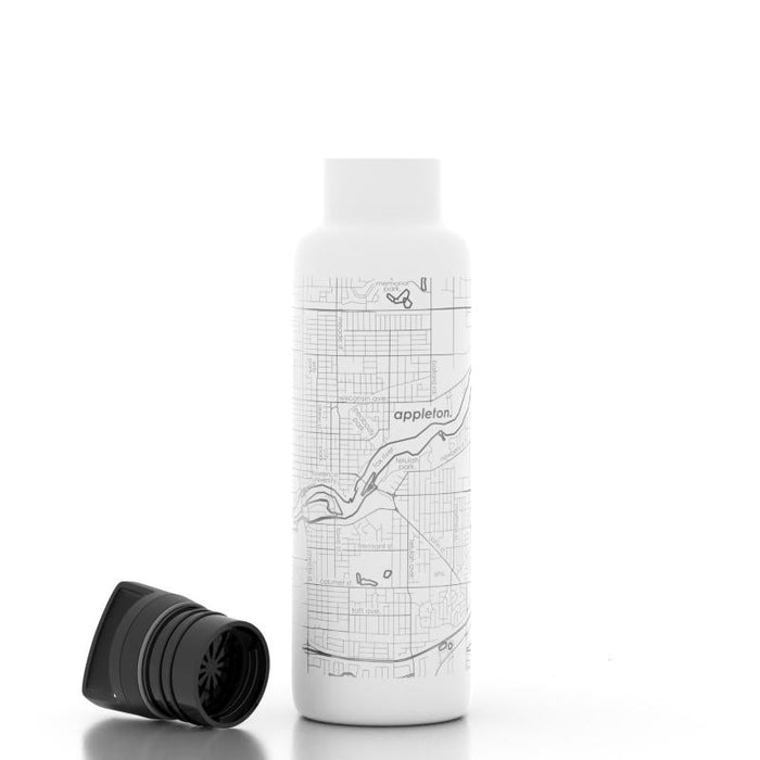 Home Town Map 21 oz Insulated Hydration Bottle - Set of 2