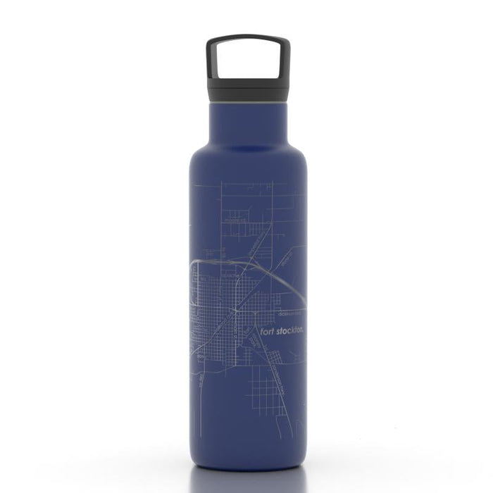 Home Town Map 21 oz Insulated Hydration Bottle - Set of 2