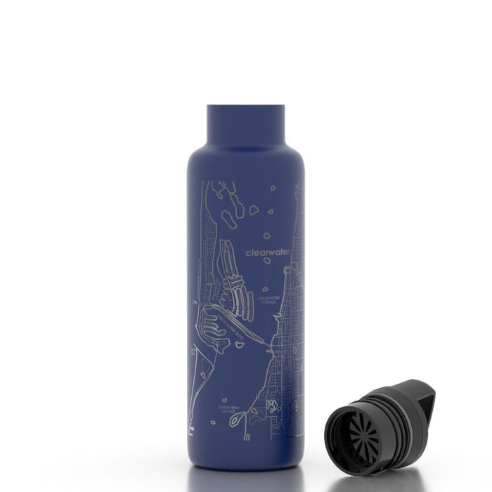 Home Town Map 21 oz Insulated Hydration Bottle - Set of 2