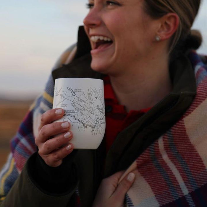 Home Town Maps Insulated Wine Tumbler 12 oz - Set of 2