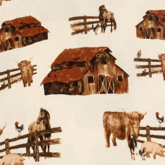 Homestead Mini Lovey Two-Layer Muslin Security Blanket - Babies in Bloom