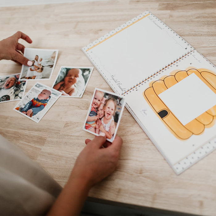Honey Bee Luxury Memory Baby Book - Babies in Bloom