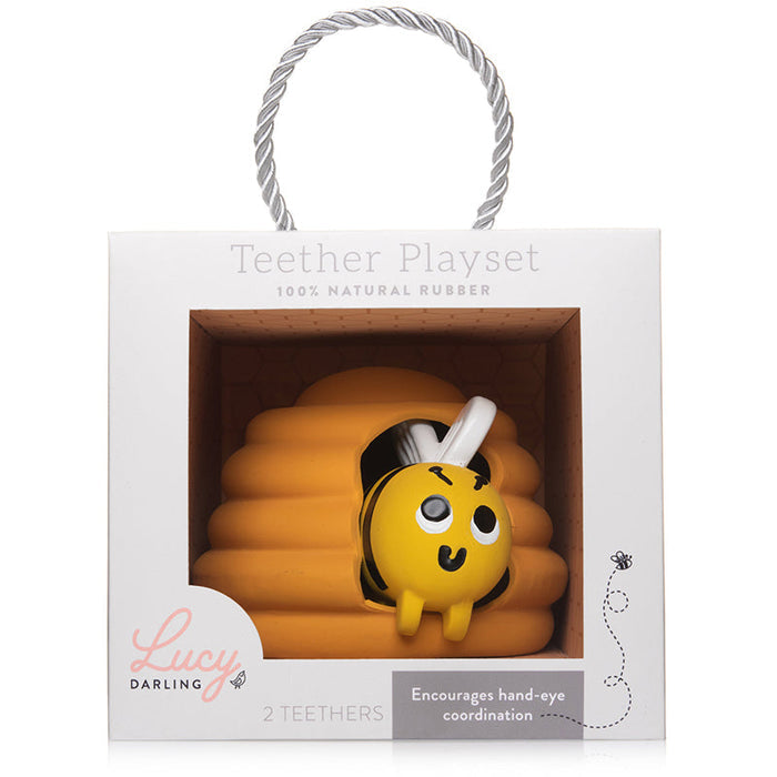 Honey Bee Teether Toy Playset - Babies in Bloom