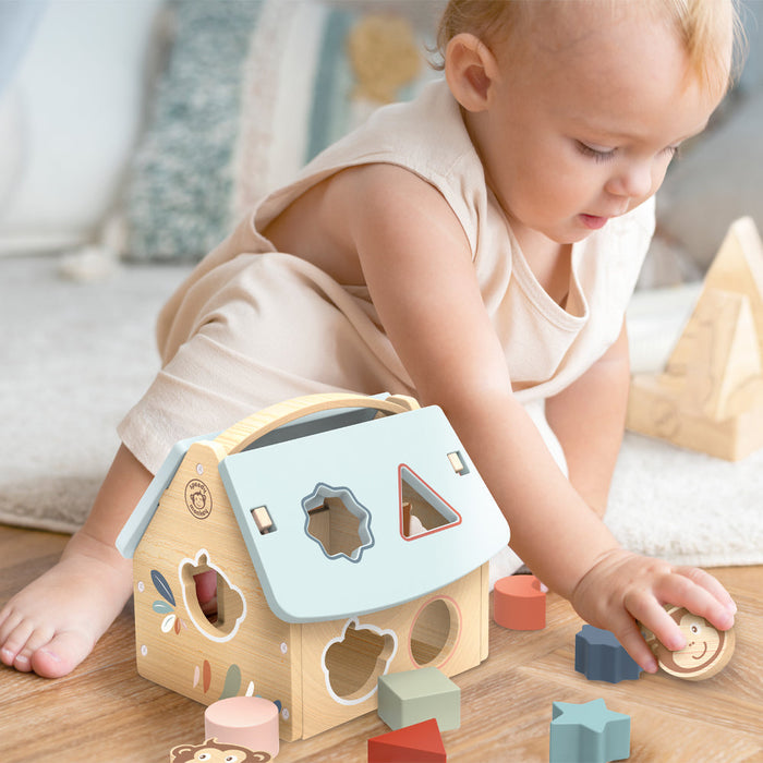 House Shape Sorter - Babies in Bloom
