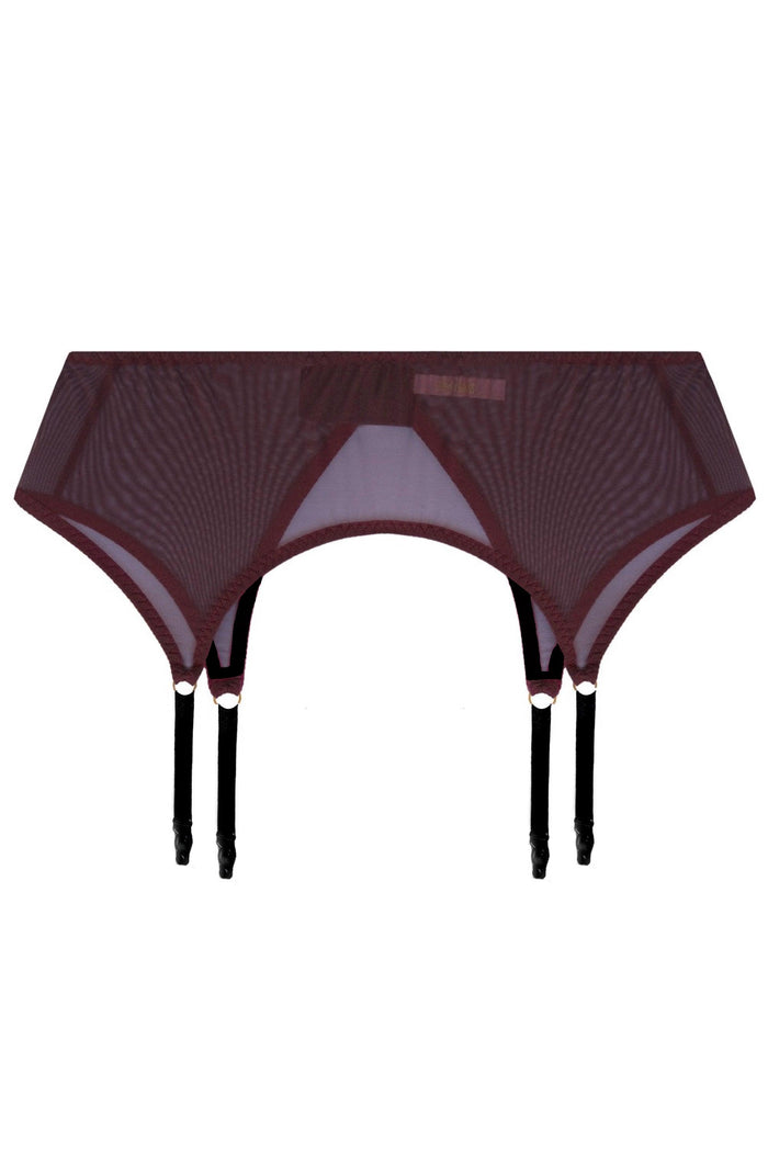 Ideallia Tobacco garter belt - yesUndress