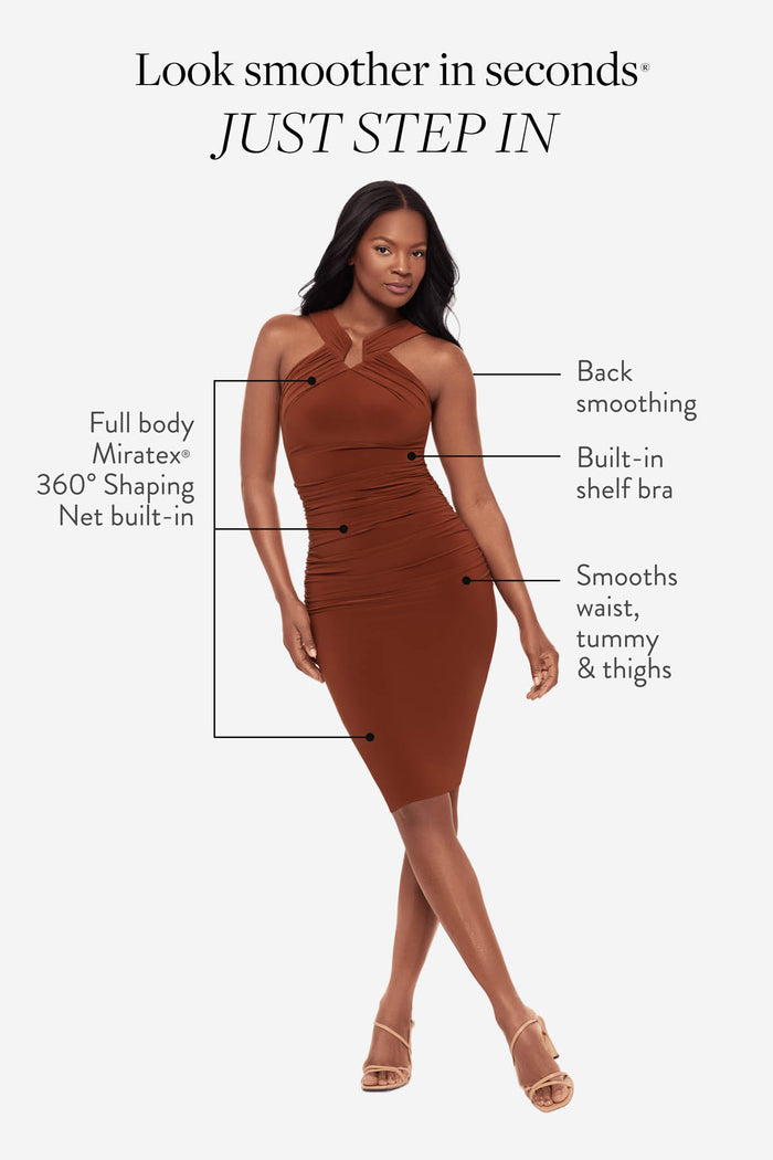 Idol Shaping Dress in Copper