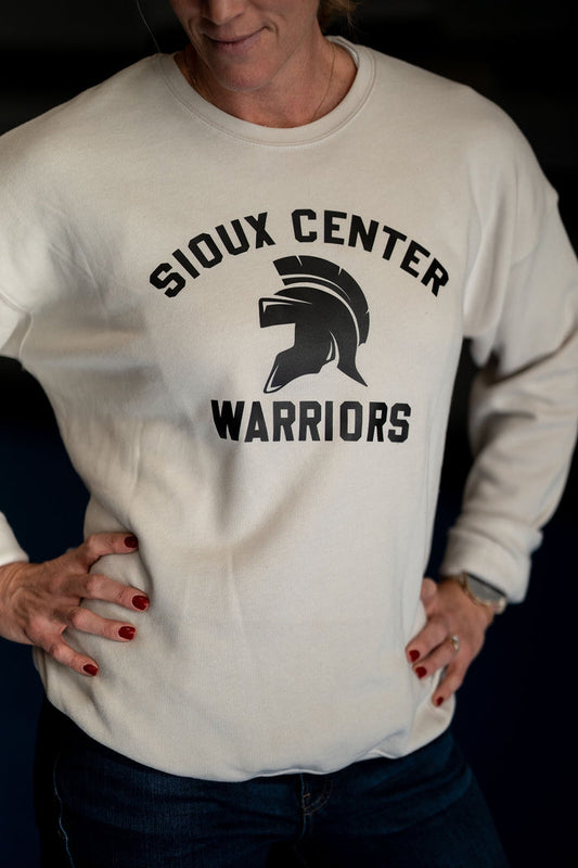 WARRIORS NEUTRAL HEATHER DUST SWEATSHIRT