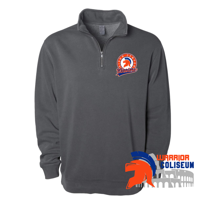 Independent Unisex Pigment Black Quarter-Zip Pullover PRM4600QZ