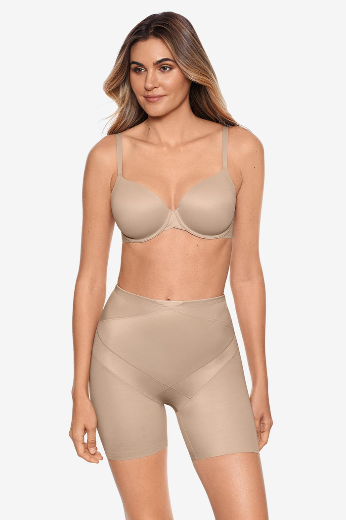 Instant Tummy Tuck! Shaping Mid-Thigh Short