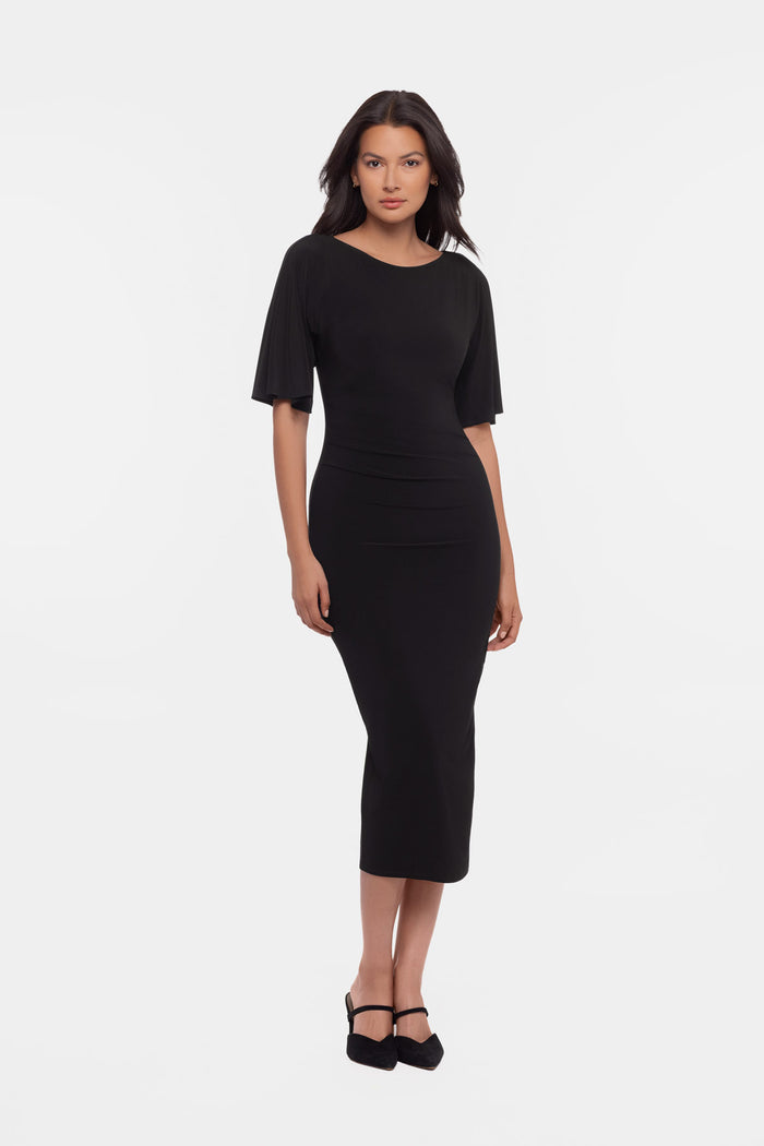 Iris shaping dress in Black