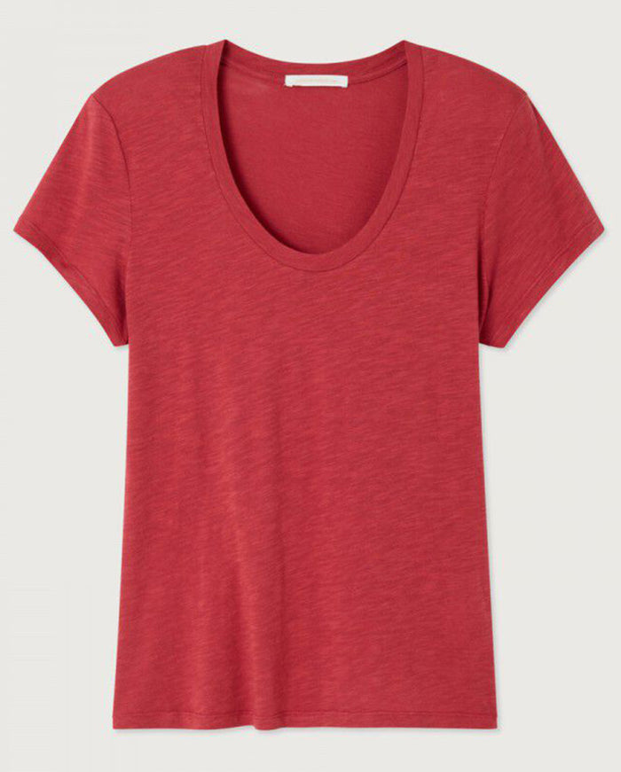 Jacksonville Scoop S/S Tee- Lingonberry
