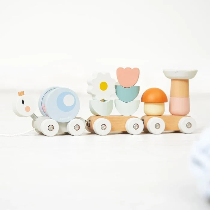 Janod Sweet Cocoon Snail Train - ebebek - Black Friday