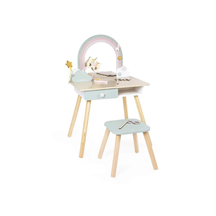 Janod Wooden Dressing Table - Unicorn - ebebek - Black Friday