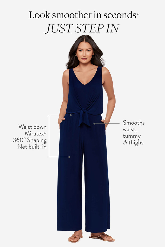 Jesi Shaping Jumpsuit in Navy