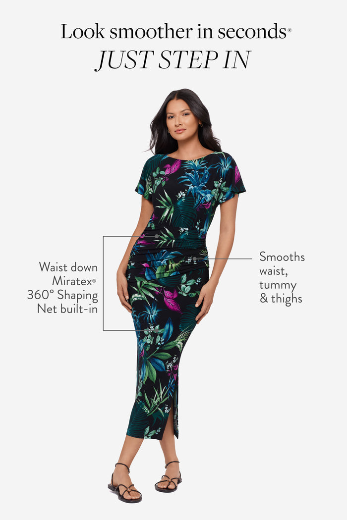 Kaia Shaping Dress in Botanique