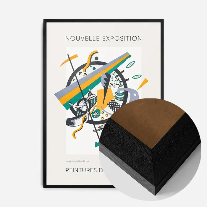 21x30cm | 8¼ x 11¾in / Black Wood Frame
