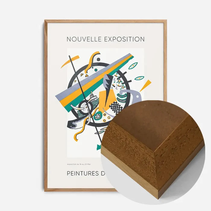 21x30cm | 8¼ x 11¾in / Oak Wood Frame