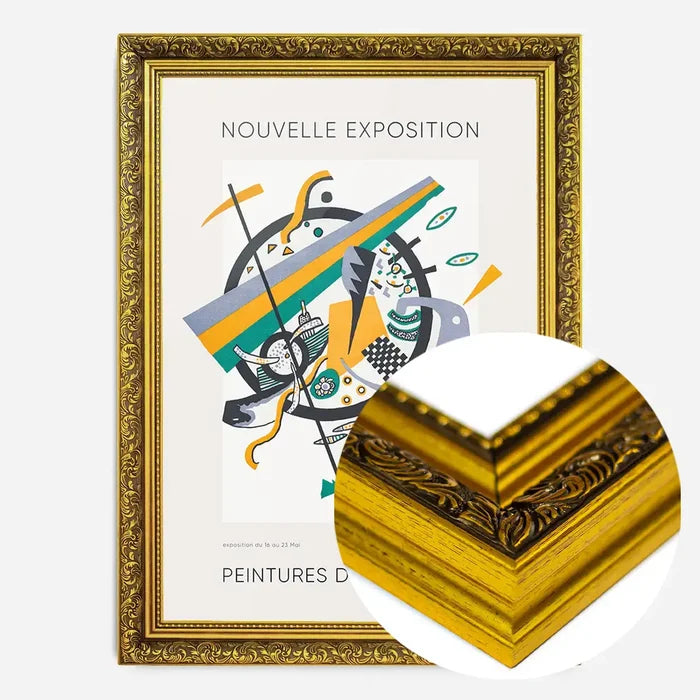 21x30cm | 8¼ x 11¾in / Gold Ornate Frame