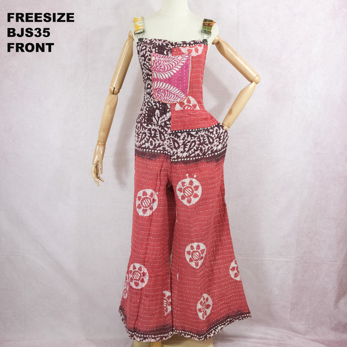 Kantha Boho Wide Leg  Jumpsuit