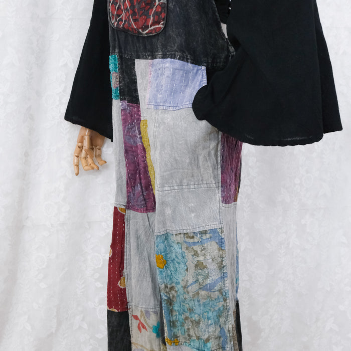 Kantha Patchwork Wide Leg Jumpsuit