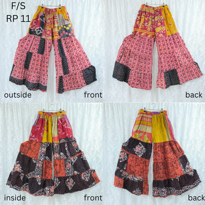 Kantha Reversible Palazzo Boho Pants