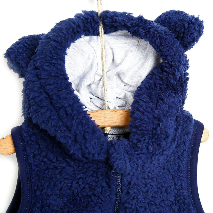 BabyZ Welsoft Vest - Navy Blue - ebebek - Black Friday