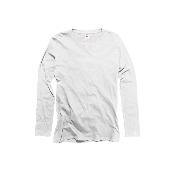 Ladies Premium Cotton Long Sleeve Tee