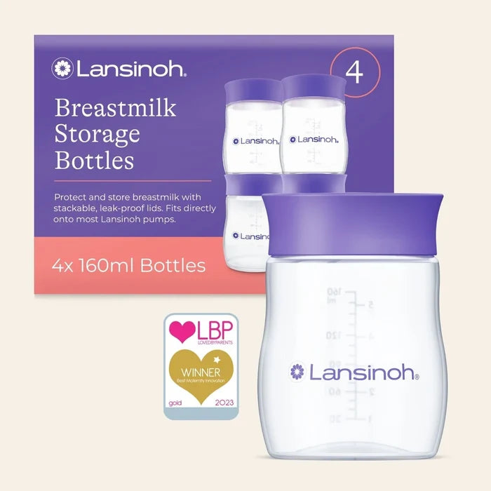 Lansinoh Breastmilk Storage Bottles 4 pcs - ebebek - Black Friday