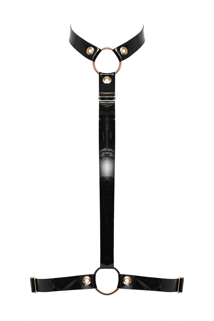 Larah Black halter belt by Secret Room