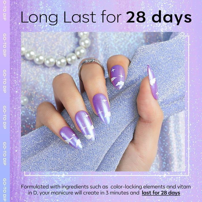 Lavender Nocturne - Modelones Gel Nail Polish Mermaid Gel 15ml Inspire Gel MODELONES #lavender-nocturne