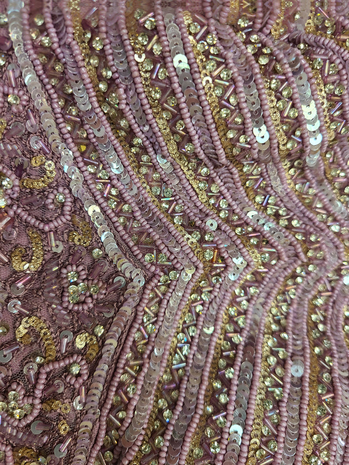 Lavender Sequin Lehenga Set