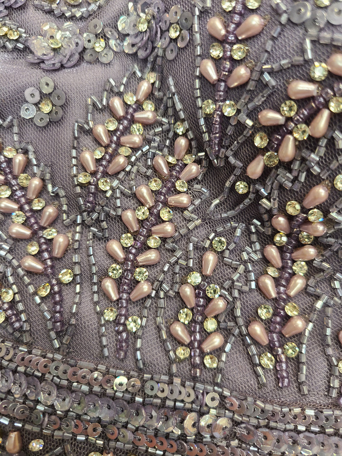 Lavender Shimmer Tissue Lehenga Set