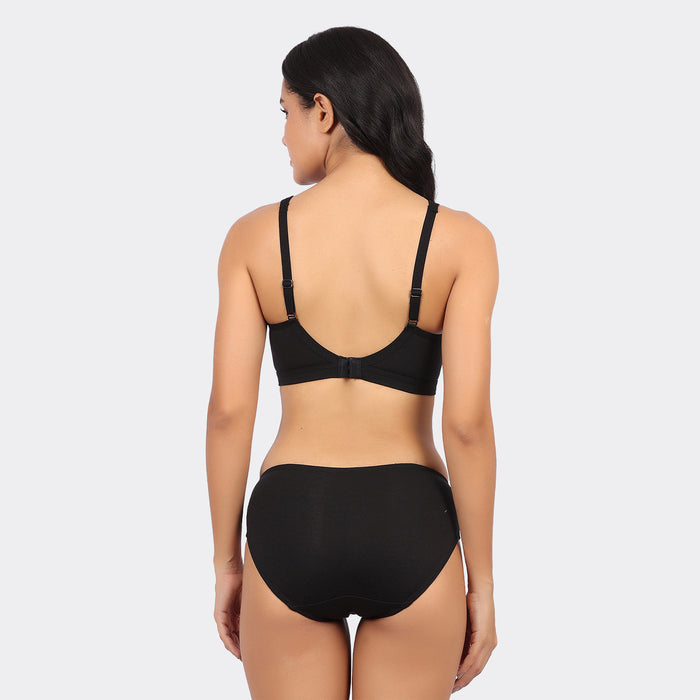 Lavos Bamboo Cotton Full Coverage Non-Padded Wire-Free Bra for Women – Breathable Everyday Comfort