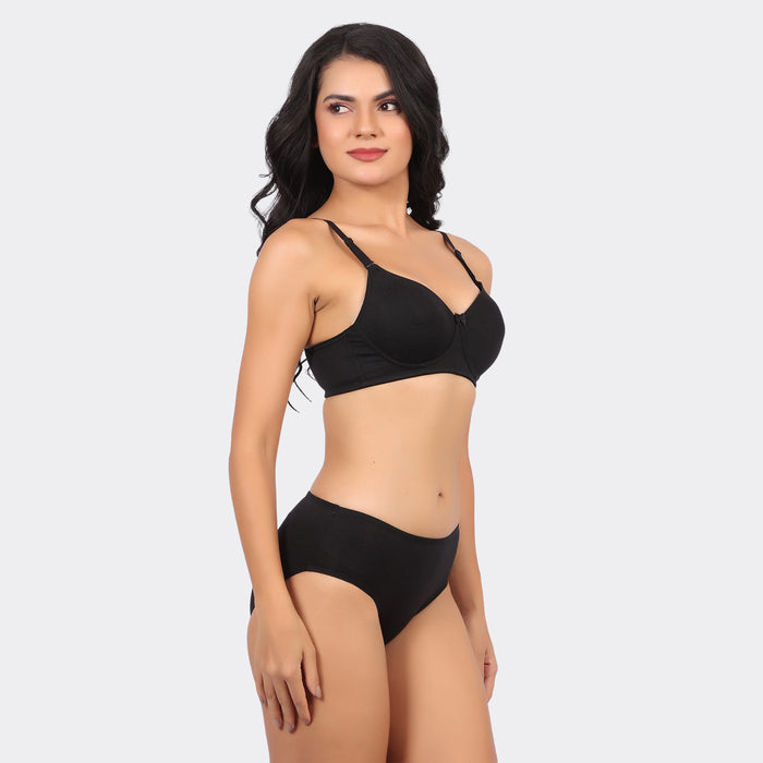 Lavos Bamboo Cotton T-Shirt Padded Bra for a Smooth & Invisible Fit