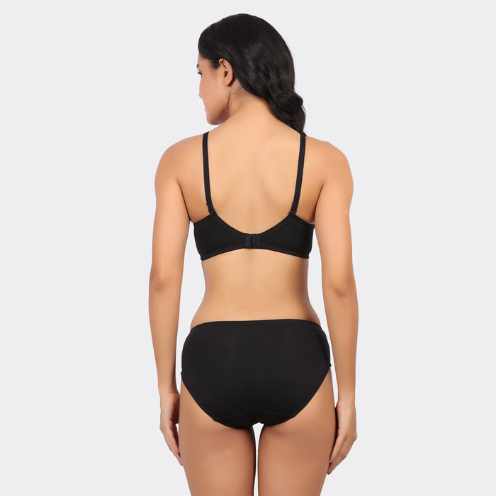 Lavos Bamboo Cotton T-Shirt Padded Bra for a Smooth & Invisible Fit