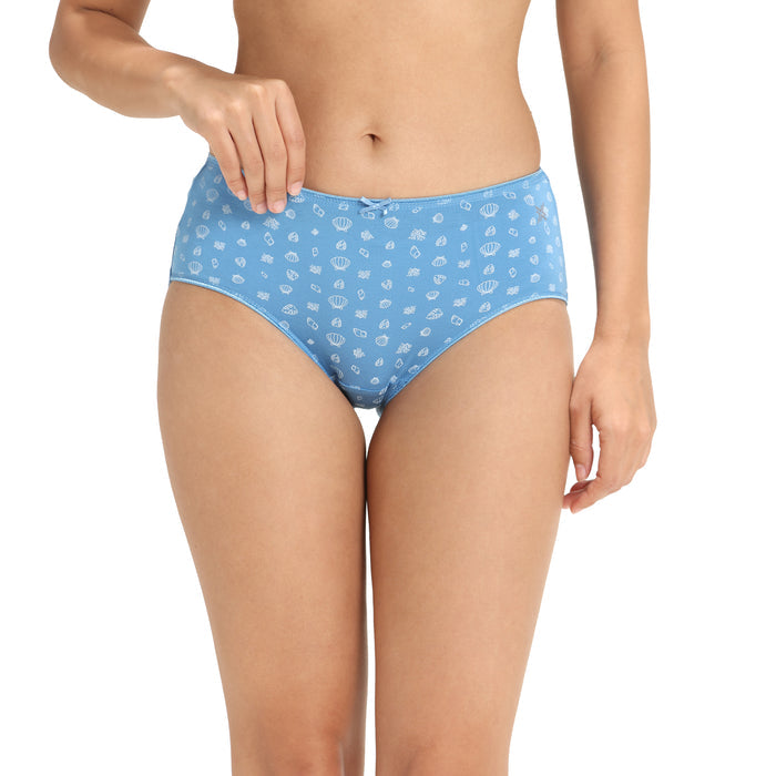 Lavos Bamboo Modal Mid Waist Hipster – Soft Outer Elastic Women’s Underwear (Pack of 3)