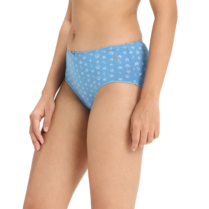 Lavos Bamboo Modal Mid Waist Hipster – Soft Outer Elastic Women’s Underwear (Pack of 3)