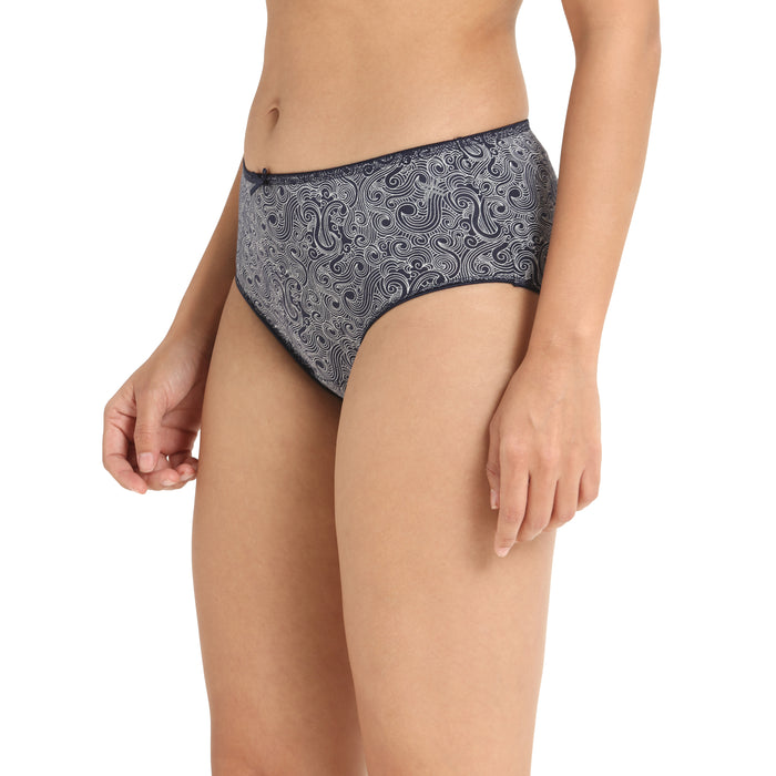 Lavos Bamboo Modal Mid Waist Hipster – Soft Outer Elastic Women’s Underwear (Pack of 3)
