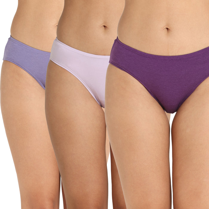 Lavos Organic Bamboo Bikini for Women – Inner Elastic (Pack of 3)