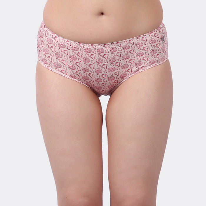 Lavos Women’s Bamboo Modal Mid Waist Hipster – Inner Elastic Comfort (Pack of 3)