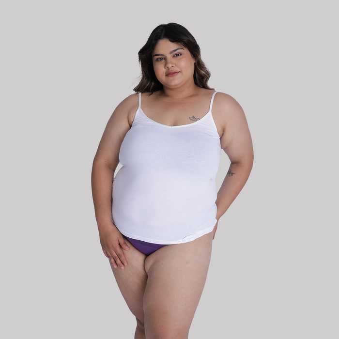 Lavos Women’s Two Way Camisole – Soft Bamboo Cotton Comfort Wear