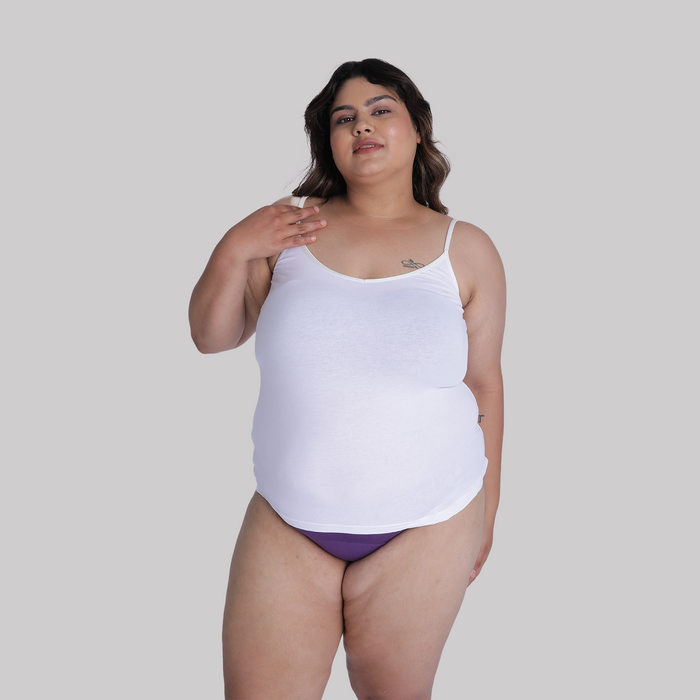 Lavos Women’s Two Way Camisole – Soft Bamboo Cotton Comfort Wear